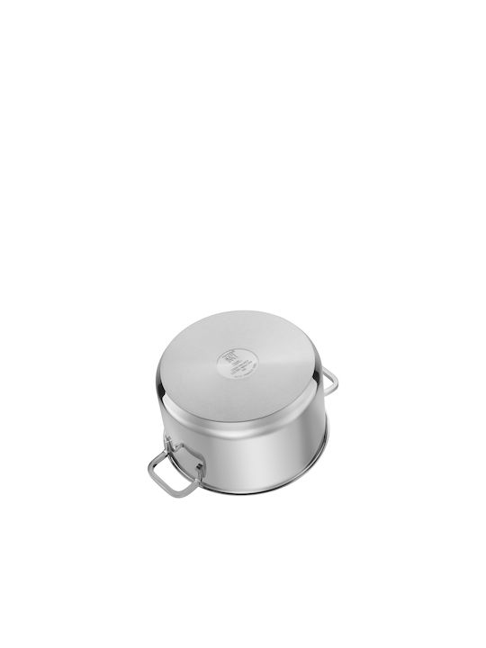 Zwilling J.A. Henckels Quadro Rostfreier Stahl Töpfe Set Silber 3-teilig