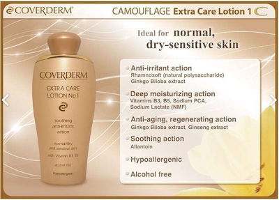 Coverderm Lotion Feuchtigkeitspflege für trockene Haut 200ml