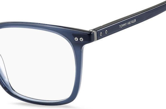 Tommy Hilfiger Пластмасов Рамка за Очила Син 106467PJP5-219