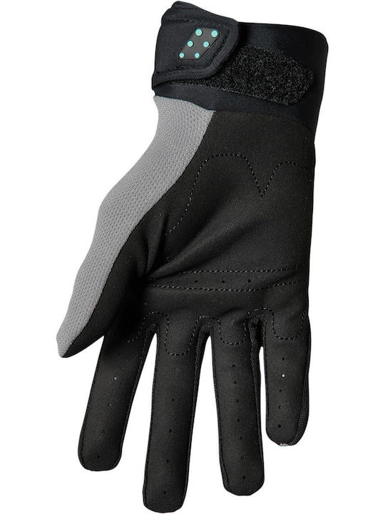 Thor MX Spectrum Summertime Μotocross Gloves Gray/Black/Mint