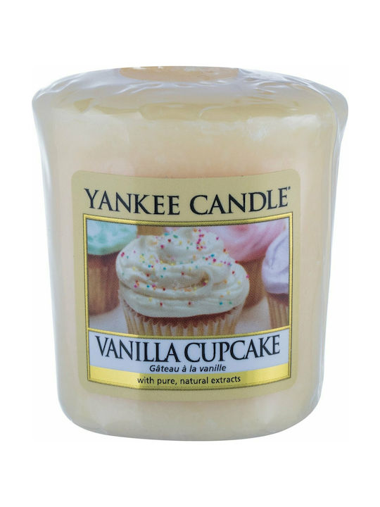 Yankee Candle Scented Candle with Scent Vanilla Cupcake Beige 49gr 1pcs