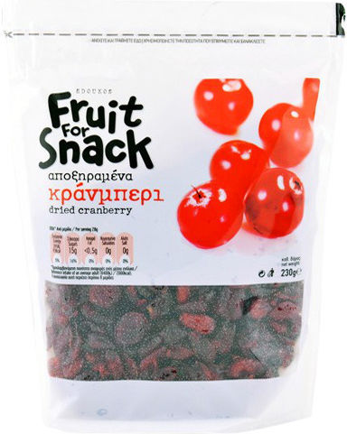 Sdoukos - Nuts & Fruits for Snack Cranberries 230gr