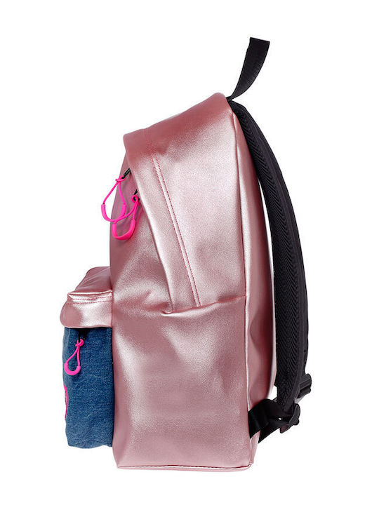Lyc Sac City The Drop Σχολική Τσάντα Πλάτης Δημοτικού Flashy Pink 24lt