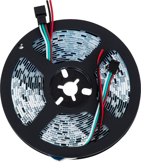 GloboStar Ταινία LED 12V Θερμό Λευκό Φως 5m Τύπου SMD5050