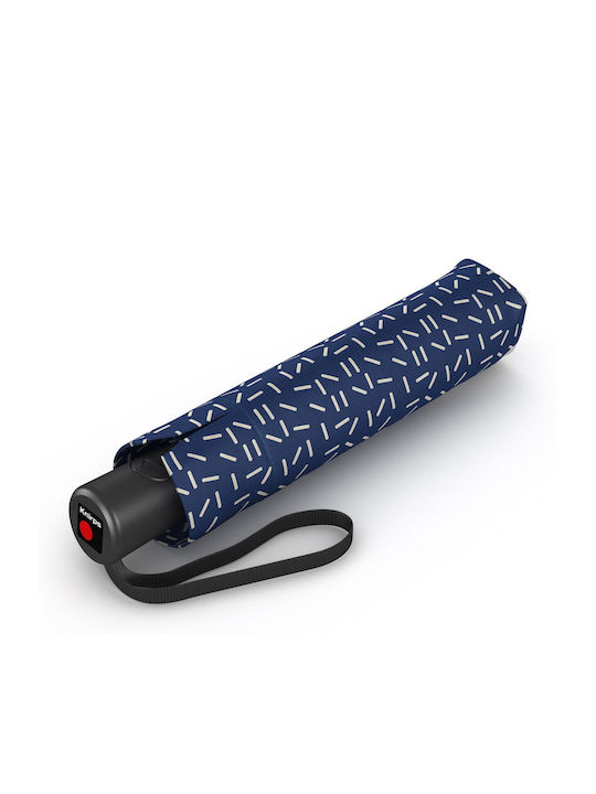 Knirps Windproof Automatic Umbrella Compact Navy Blue