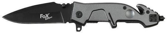 Fox Jack w/ Belt Cutter Briceag Negru