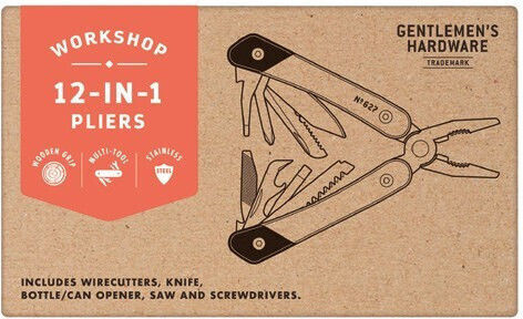 Gentlemen's Hardware Multitool Plier Kraft Πολυεργαλείο 12 εργαλείων Γκρι