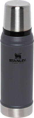 Stanley Classic Legendary Bottle Bottle Thermos Stainless Steel BPA Free Charcoal 750ml with Cap-Cup