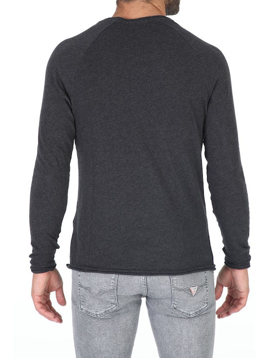 American Vintage Men's Long Sleeve Sweater Anthracite