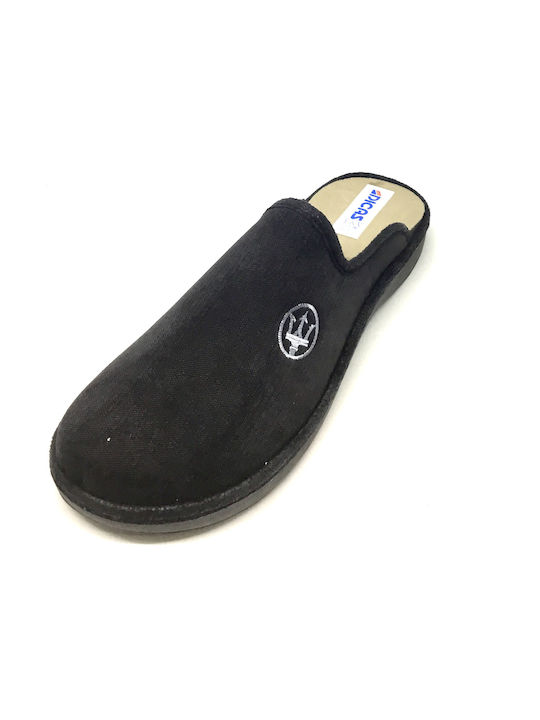 Dicas Men's Slipper Black