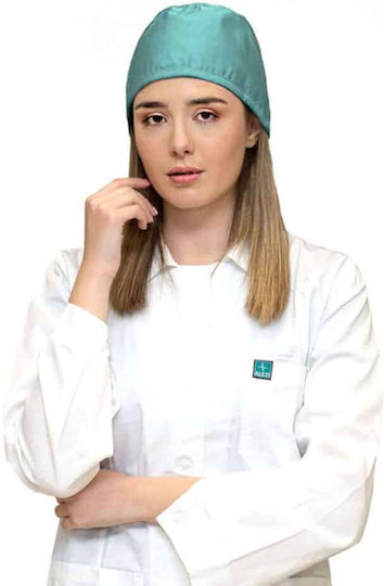 Alezi Men's Turquoise Surgical Cap Cotton and Polyester