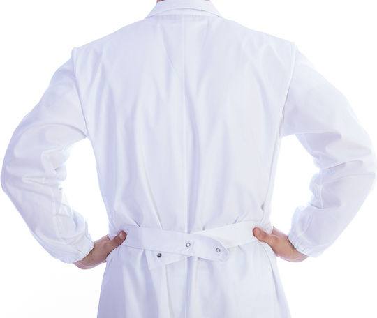 Gima Unisex Halat medical de pansament Alb