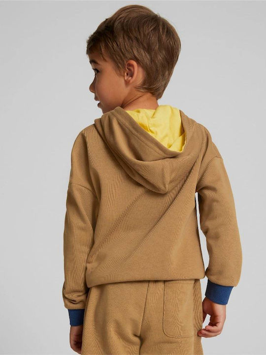 Puma Kids Sweatshirt with Hood Beige