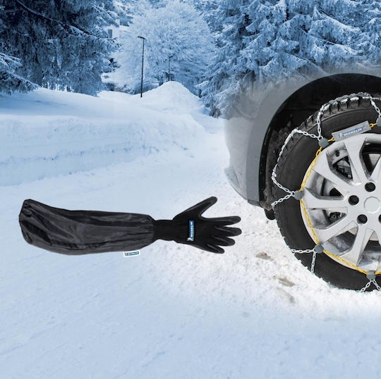 Michelin Waterproof Gloves for Work Cold-Resistant Driver Black Polyurethane/Polyester 1pcs