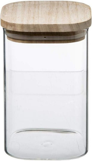 Secret de Gourmet Set 3 Stück Lebensmittelgläser Allgemeine Verwendung mit Luftdichtem Deckel Glas Transparent 3 Stück
