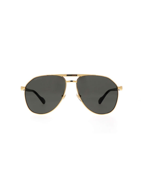 Gucci Sonnenbrillen mit Gold Rahmen und Schwarz Linse GG1220S 001