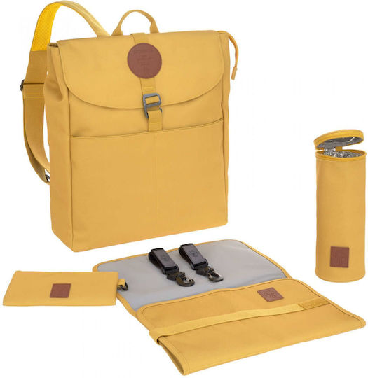 Laessig Τσάντα-Αλλαξιέρα Πλάτης Adventure Lemon Curry 34x14x42εκ.