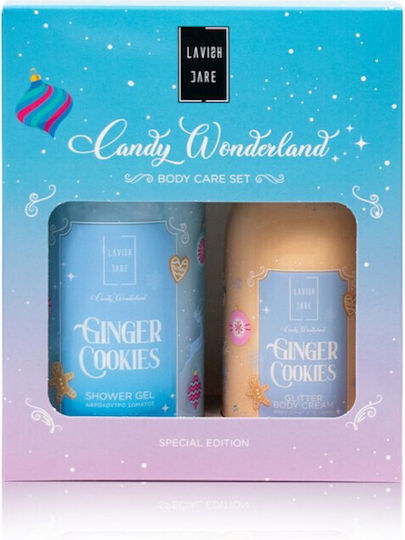 Lavish Care Frosted Ginger Cookies Σετ Περιποίησης για Ενυδάτωση & Καθαρισμό Σώματος Ginger Cookies 3τμχ