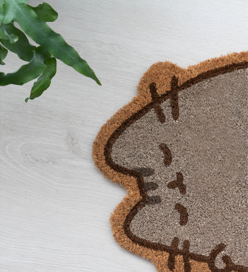 Grupo Erik Πατάκι Εισόδου από Κοκοφοίνικα Pusheen Μπεζ 40x60εκ.