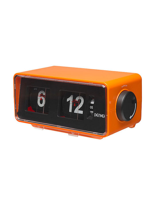 Denver Naranja Ceas Digital de Masă cu Alarmă & Radio CR-425