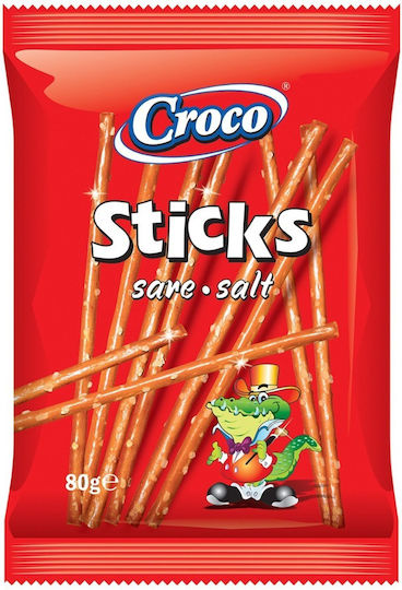 Croco Crackers Sticks Long με Αλάτι 80gr