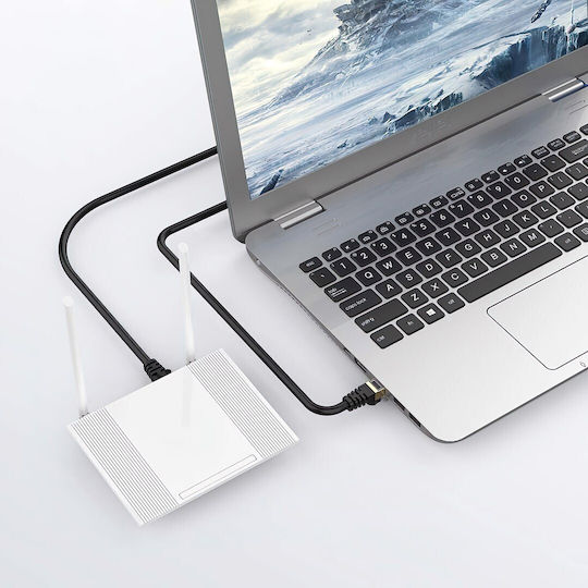 Montis S/FTP Кат.7 (10Gbps) Мрежов Кабел Ethernet 20м Черен