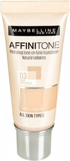 Maybelline Affinitone Liquid Make Up 03 Light Sand Beige 30ml