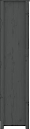 Bibliothek Grau 80x35x154cm