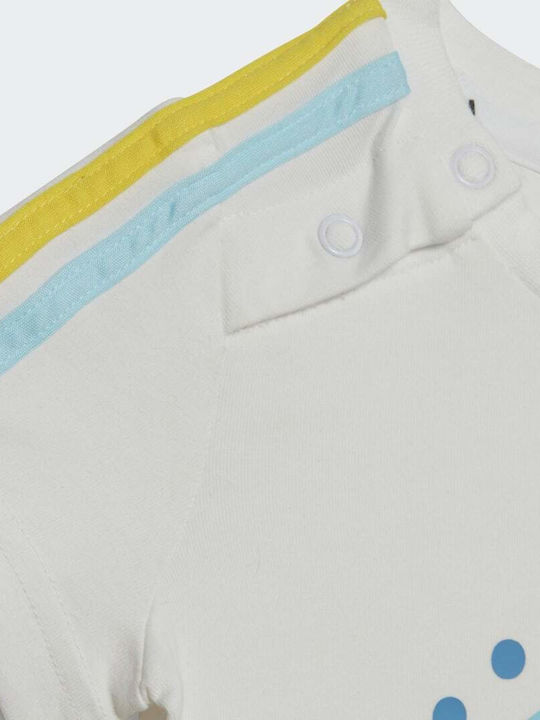 adidas Σετ Κορμάκι με Αξεσουάρ Λευκό 2τμχ