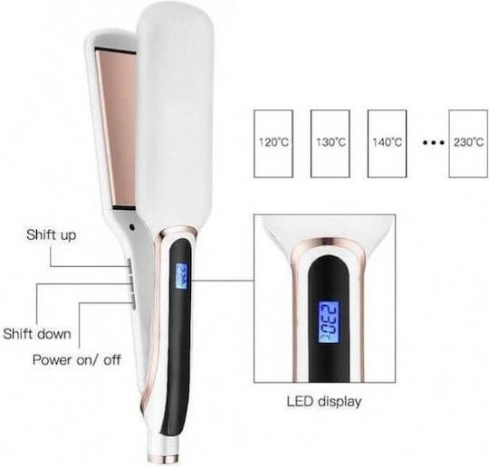 Kemei KM-1703 Πρέσα Μαλλιών με Κεραμικές Πλάκες 60W