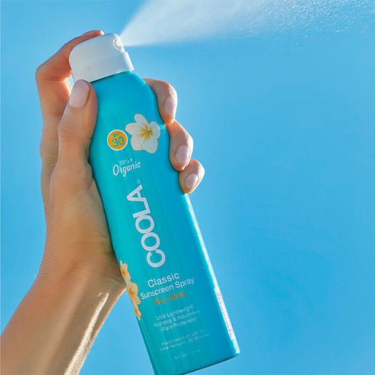 Coola Tropical Coconut Cremă Cu Protecție Solară Pentru Corp SPF30 Spray 177ml