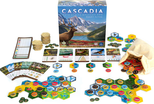 Board Game Cascadia for 1-4 Players 10+ Years Old Kaissa