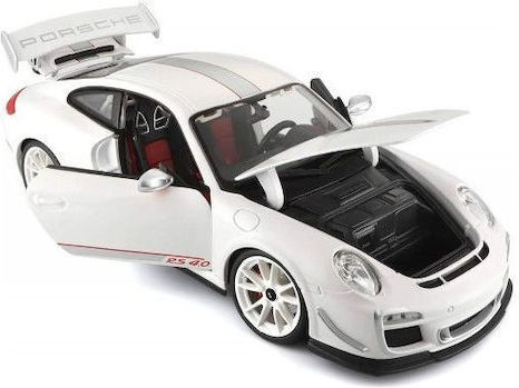 Bburago Porsche 911 GT3 RS 4.0 Car White 1:18 For 3+ Years