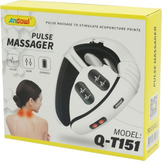 Andowl Massage Device Shiatsu & Acupressure for the Neck with Infrared Heat and Vibration
