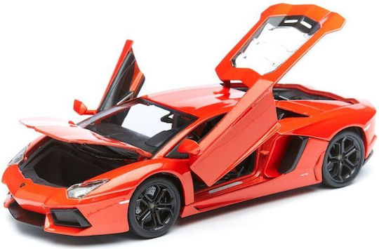 Bburago Car Lamborghini Aventador LP - Orange 1:18 For 10+ Years Old