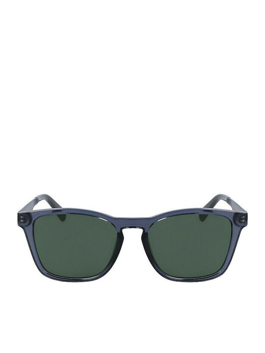 Calvin Klein Men's Sunglasses with Blue Plastic Frame and Green Lens CKJ22642S 050