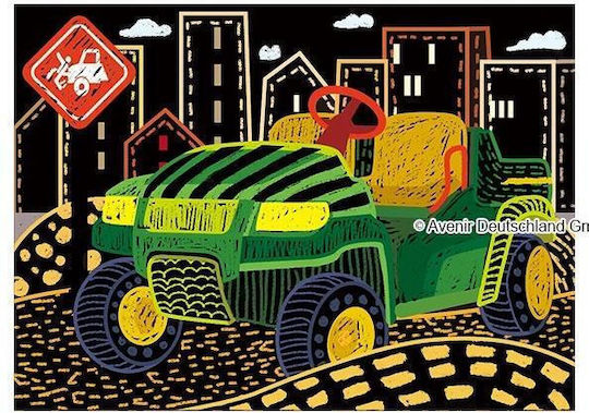 Avenir Painting Scratch Construction for Children 3+ years Years 8pcs