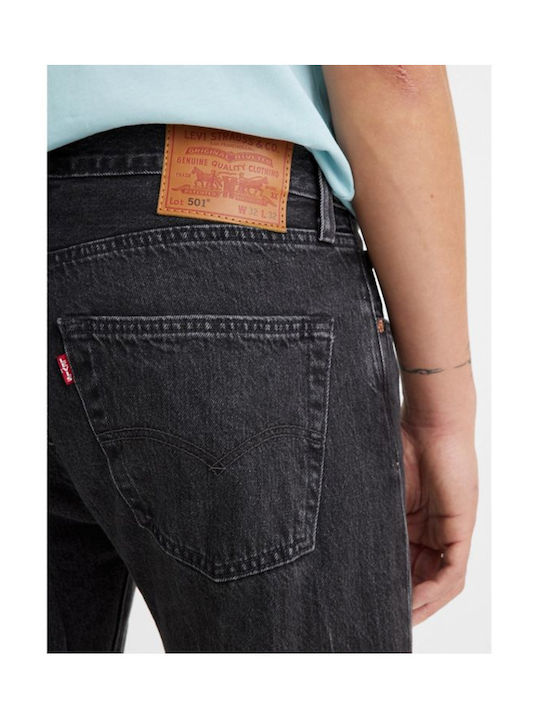 501 Men's Jeans Pants with Regular Straight Fit Anthracite