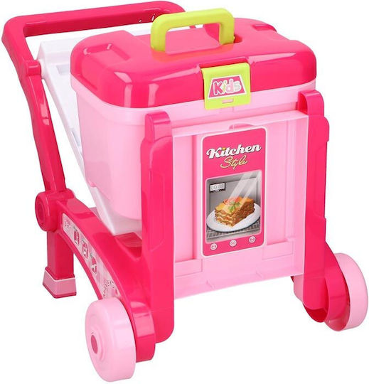 Eddy Toys Κουζίνα Καρότσι με Βαλιτσάκι για 3+ Ετών 40τμχ