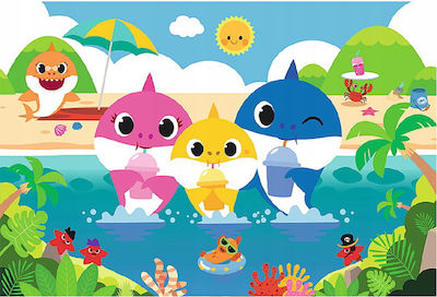 Kinderpuzzle A Family of Sharks On A vacation für 4++ Jahre 60pcs Trefl