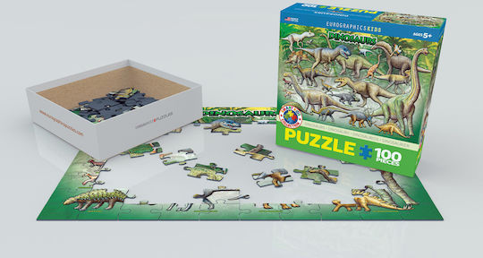 Παιδικό Puzzle Dinosaurs World για 5+ Ετών 100pcs Eurographics