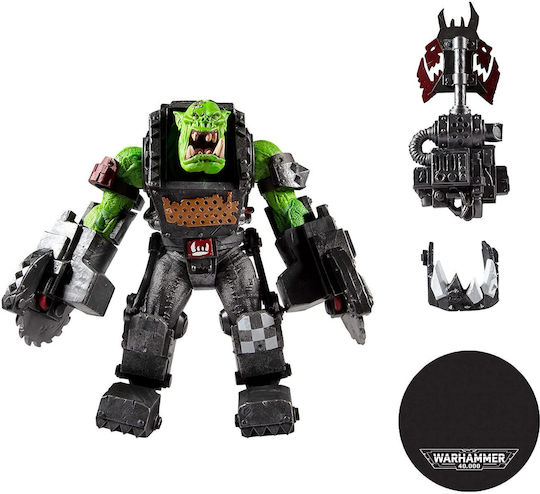 Action Figure Warhammer 40000 Ork Meganob with Buzzsaw for 12+ years old Years 30cm.