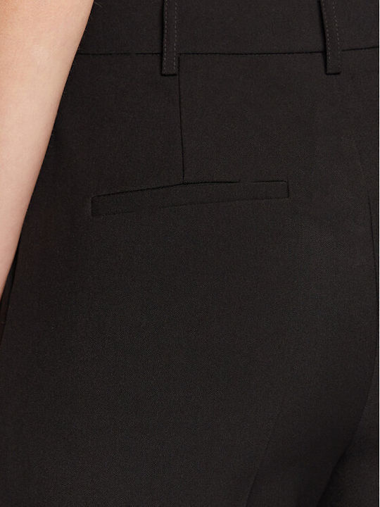 Zoe Women's Fabric Trousers Regular Fit Black