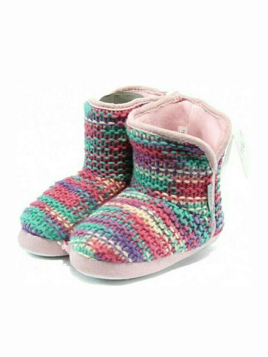 De Fonseca Kids Slipper Ankle Boot Pink Assopita