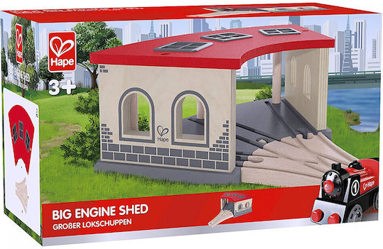 Hape Large Roundhouse Railroad Accessories made of Wood for 3+ years+ Years
