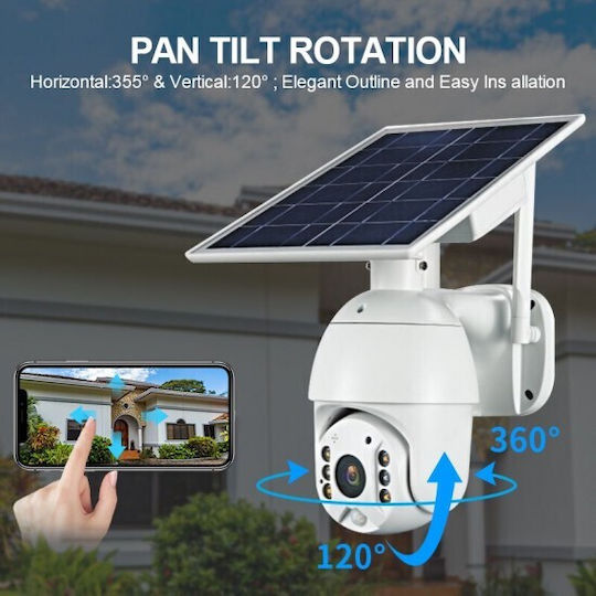 Factory 362026 IP Surveillance Camera Wi-Fi Full HD 1080p Waterproof Battery Powered with Two-Way Communication and Lens 4mm