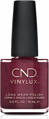 CND Vinylux Gloss Βερνίκι Νυχιών Μακράς Διαρκείας Κόκκινο Crimson Sash 15ml