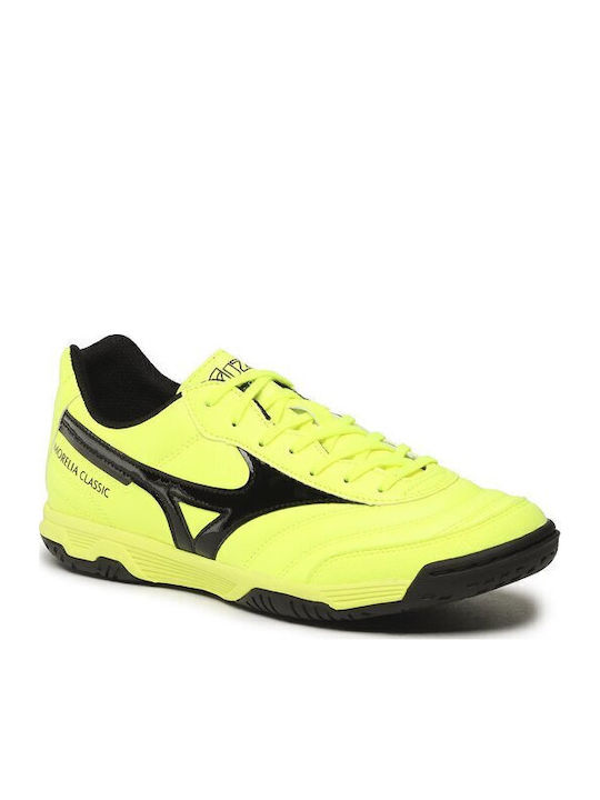Mizuno Morelia Sala Classic Ποδοσφαιρικά Παπούτσια Σάλας IN Κίτρινα