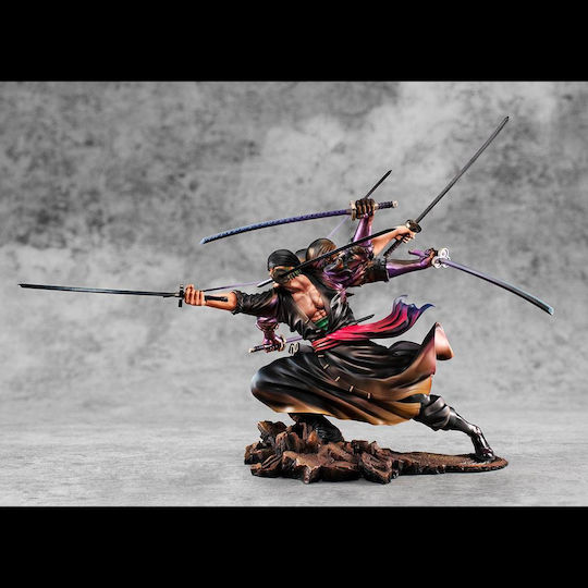 Megahouse One Piece: Roronoa Zoro Demon Spirit Kyuutouryuu Asura Excellent Model P.O.P Φιγούρα 17εκ.