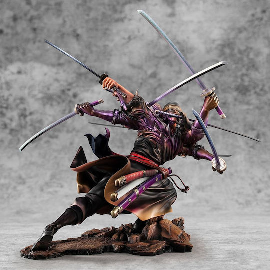Megahouse One Piece: Roronoa Zoro Demon Spirit Kyuutouryuu Asura Excellent Model P.O.P Φιγούρα 17εκ.